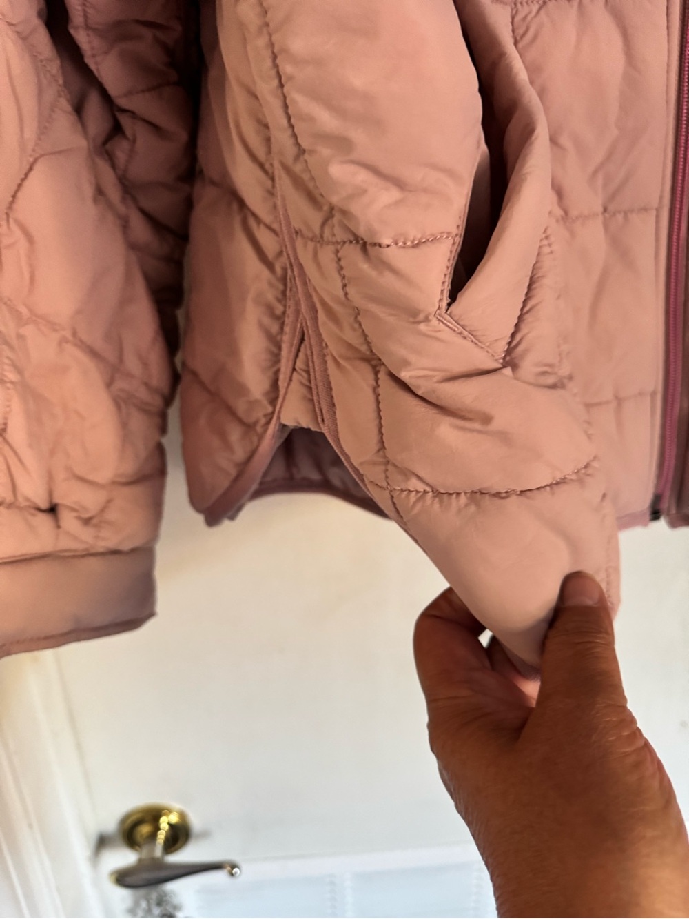 NWOT FP Movement by Free People Pippa Packable Puffer Jacket Mauve Swoon XL - Picture 7 of 16